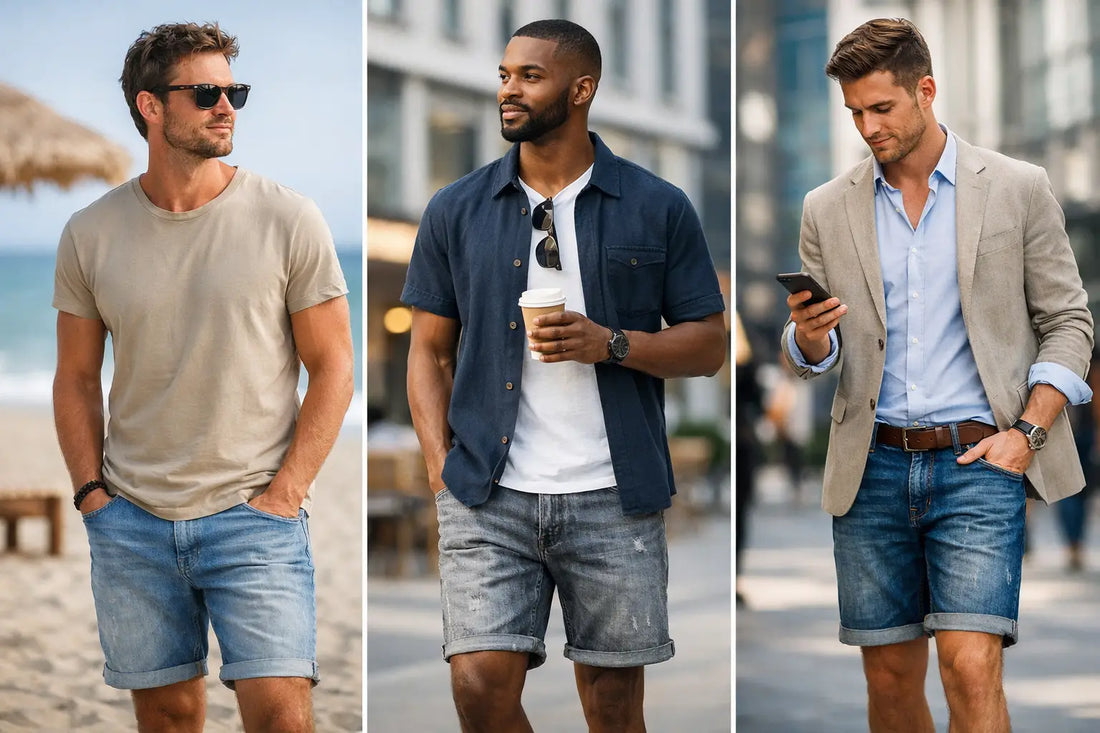 How to Style Washed Shorts for Every Signal