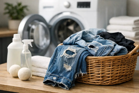 How to Wash Distressed Clothes Without Damage