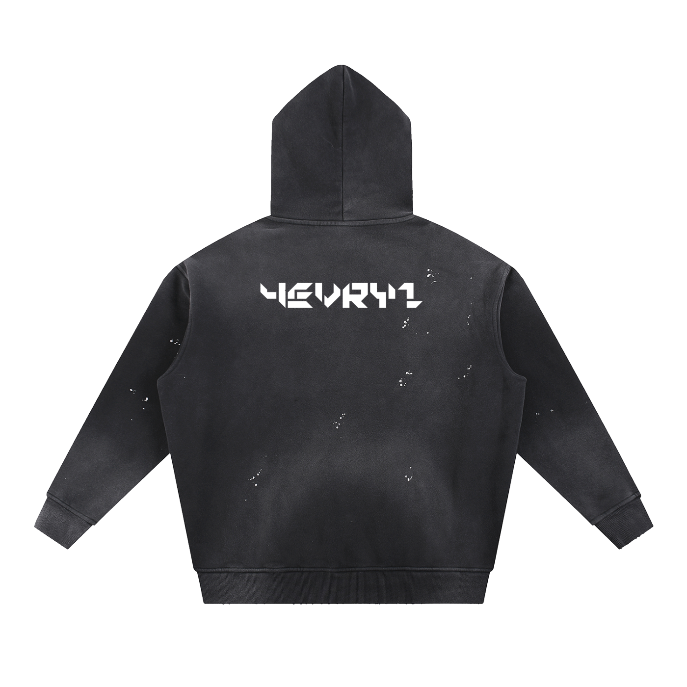 Vintage Wash Splatter Hoodie